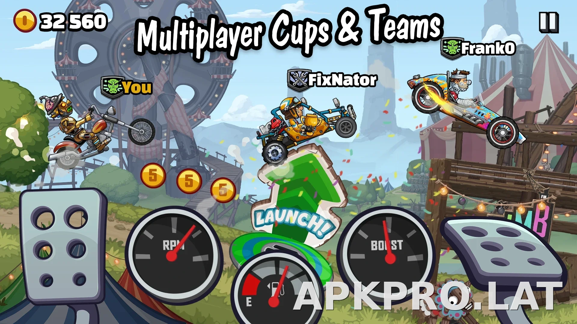 Hill Climb Racing 2 скриншот 3