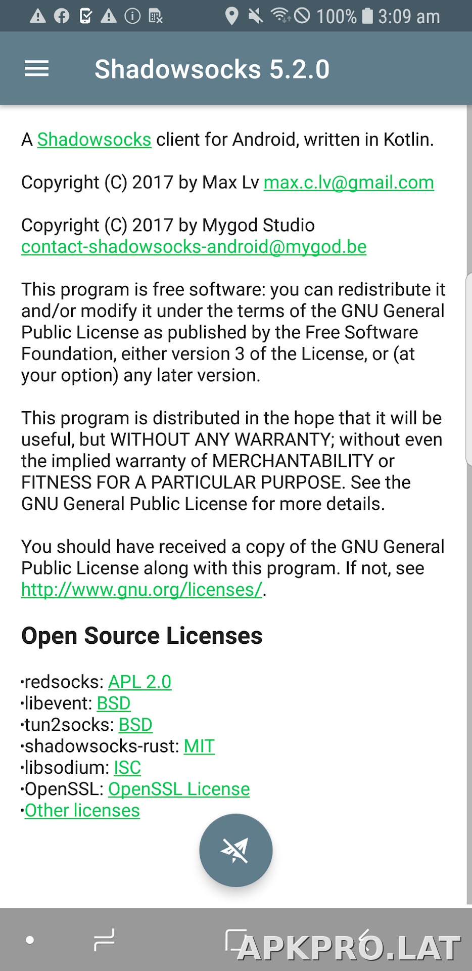 Shadowsocks скриншот 1