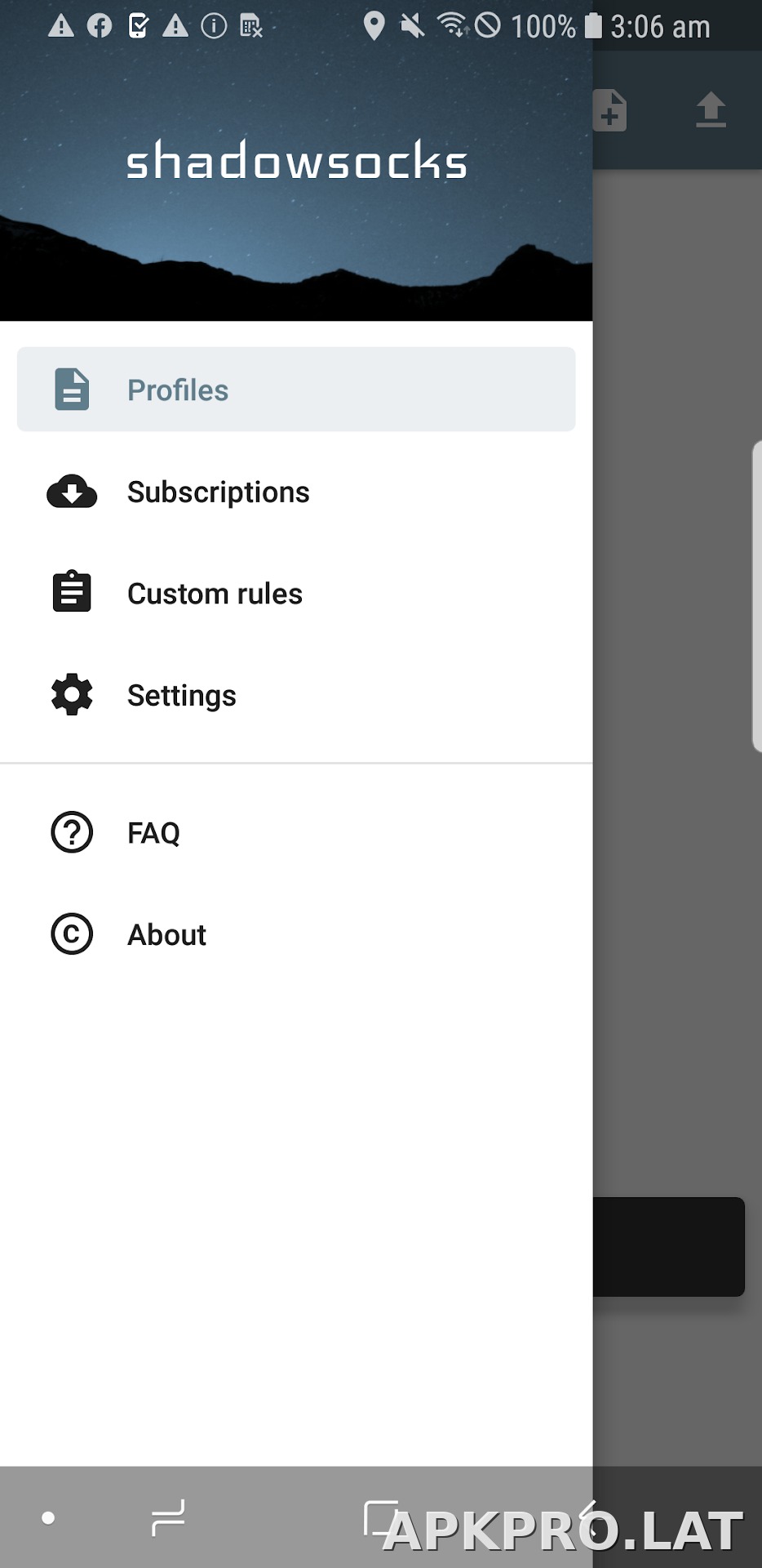 Shadowsocks скриншот 2